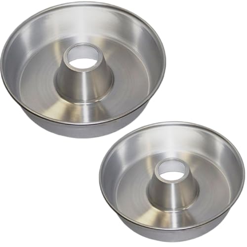 PetriStor 2er Set - Classic Frankfurter Kranzform Ø 24 cm und Ø 30 cm - Gleichmäßige Bräunung - Runde Kuchenform - Aluminium - Hoher Rand - Backform Für Leckere Kuchen & Torten (24 + 30)