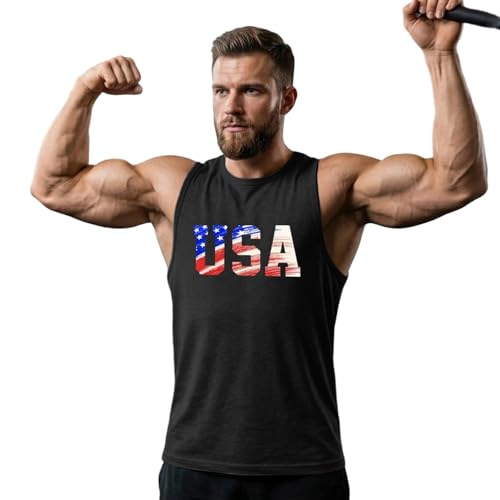 Débardeur homme muscle en coton et stretch pour le sport et la gym