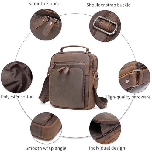 Image of Vintage Men's Satchel Crossbody Messenger Shoulder Bag Model 13
