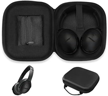 CaseSack Headphone Case for Bose QuietComfort QC45, QC35II, QC35, QC25, QC15, QC3, QC2, Around-Ear AE2w, AE2i, AE2, TP-1, SoundLink On-Ear, OE, OE2, OE2i