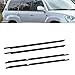 Car Door Sealing Strip for Land Cruiser LC100 Car Window Weatherstrip Glass Waterproof Pressure Sealing Strip 75710-60061