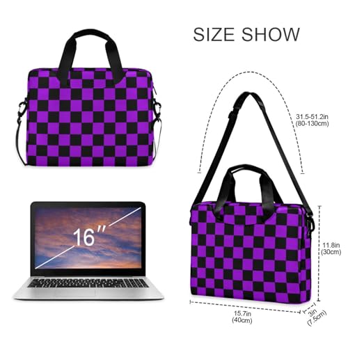 Maletín Protector para Laptop 15.6" Negro Violeta miniatura 5