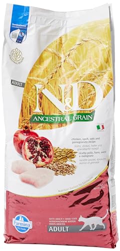 Produktbild von Farmina N&D Ancestral Adult Cat Huhn, Dinkel, Hafer und Granatapfel - 10 kg