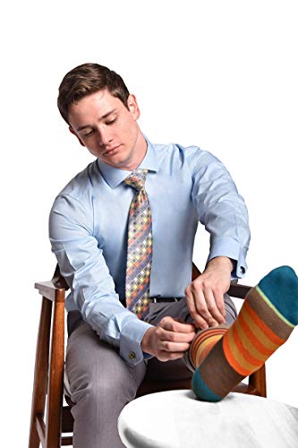 Steven Land Men's New Elite Performance Swiss Soft 100% Cotton Non Iron Dress Shirt French Cuff2