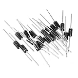 sourcing map 1N5408 Diode Schottky 3A 1000V Redresseur Silicium électronique axial 20pc