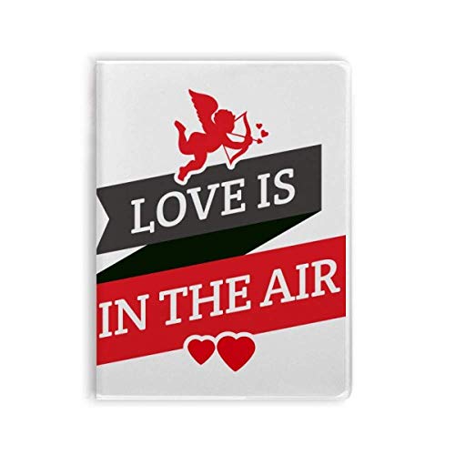 Carnet de notes souple au design Love is in The Air pour vos pensées