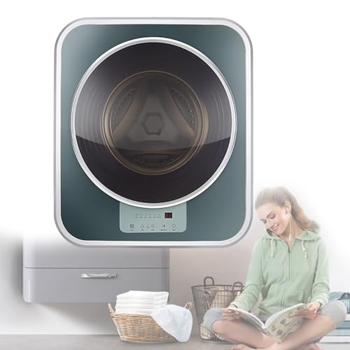 Lavatrice a Muro, Mini Lavatrice E Centrifuga Automatica,Lavatrice Compatta Elettrica a Parete,Mini Asciugatrice for Bagno Cucina