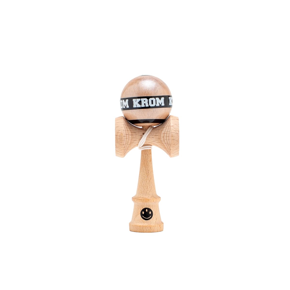 KROM Kendama MIKRO Nature - Mini Kendama Made of Beech Wood - Fully Playable - Pocket Size - For Beginners & Professionals