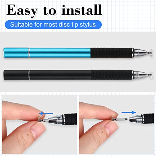 36 Pieces Stylus Pen Tips Replacement Tips Only High Precision Replaceable Stylus Pen Disc Tip Universal Round Shape Stylus Tips For Stylus Pens For Daily Using Supplies #TOP4