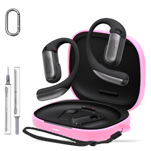 HUKWIMO �P�[�X shokz OpenFit Pro�p �ی�\�t�g�J�o�[ �J���r�i�t�� �X�g���b�v �N���[�j���O�y���t�� ���C�����X�[�d�Ή� �ϏՌ� ���h�~ shokz OpenFit Pro�Ή� �s���N