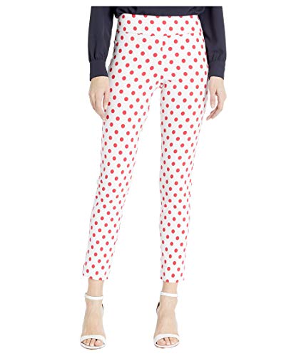 Krazy Larry Pull-On Ankle Pants Watermelon Polka Dot 6 28