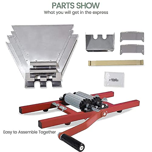 Squeeze Master Fruit Apple Cider Wine Press-3.17 Gallon/12L- Solid Wood Basket With Grape Berry Wine Classic Crusher -7 Litre/1.8Gallon #TOP6