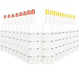 Seguro: hecho de material de grado alimenticio, sin BPA, aprobado por la FDA. Son seguros para su uso como pequeñas botellas para alimentos, salsa y condimentos.