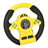 Facile pour les utilisateurs : jouet de direction de voyage. Améliorez les connaissances de votre enfant sur le trafic avec notre jouet de volant pour enfants. Appuyez sur les boutons pour les invites vocales, tournez le volant et tournez à gauche et à droite pour restaurer les scènes de conduite réelles. Les commandes interactives et intuitives rendent l'apprentissage amusant et attrayant