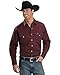 Wrangler Men's Authentic Cowboy Cut Work Western Long-Sleeve Firm Finish Shirt,Red Oxide,XX-Large