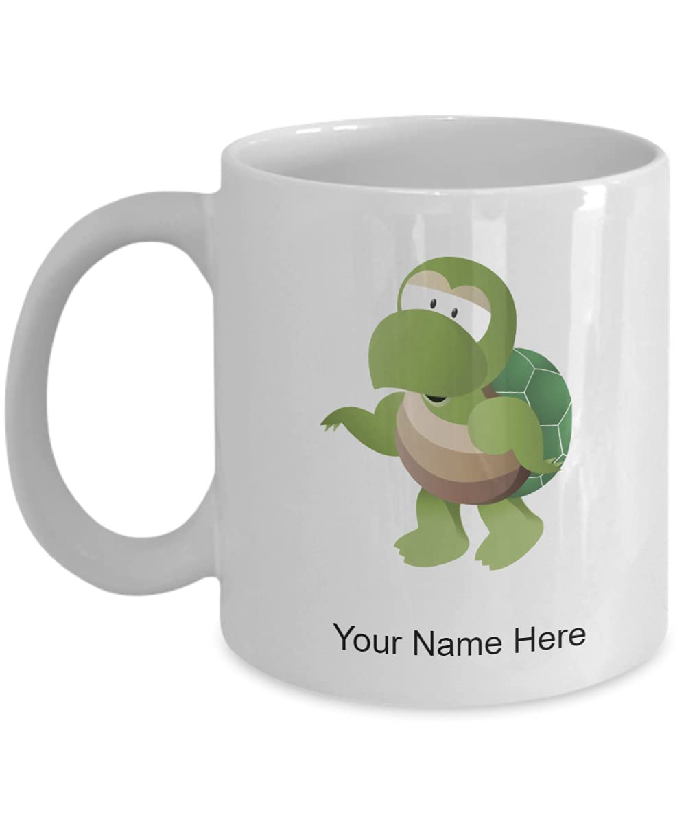 Tazza In Ceramica SpreadPassion I Love Turtles - Idea Regalo, Stampa Resistente, Adatta A Microonde E Lavastoviglie - 3
