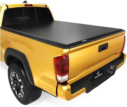 Hard Folding Tonneau Cover For Toyota Tacoma 2016-2024 5 Ft Bed - 3-Panel Truck Bed Cover