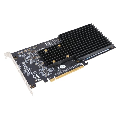 Sonnet M.2 4x4 PCIe 3.0 Card for up to Four M.2 NVMe SSDs - Silent Edition