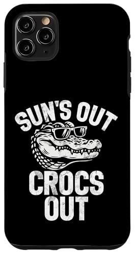 Sun's Out Crocs Out �N���R�_�C�� �X�}�z�P�[�X iPhone 11 Pro Max �p