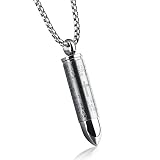 English/Spanish Lords Prayer Bible Cross Pendant Urn Necklace for Ashes Cremation Keepsake Jewelry Silver Black Gold Tone