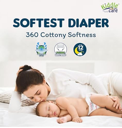 Image of Easy Comfort Diaper Pants for Babies | Large (L) | 124 Pieces Pack | 9-14 Kg | Soft Breathable Pants with 12 Hour Dryness & Leakage Guard