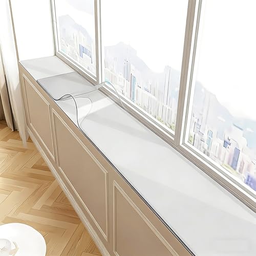 �o���N�b�V���� ���g�v���e�N�^�[ ����3mm�̖h��PVC���g�}�b�g �_�C�j���O�e�[�u�� ���C�e�B���O�f�X�N �e���r��p�̓����v���X�`�b�N�e�[�u���p�b�h(15x80cm/4x31in)