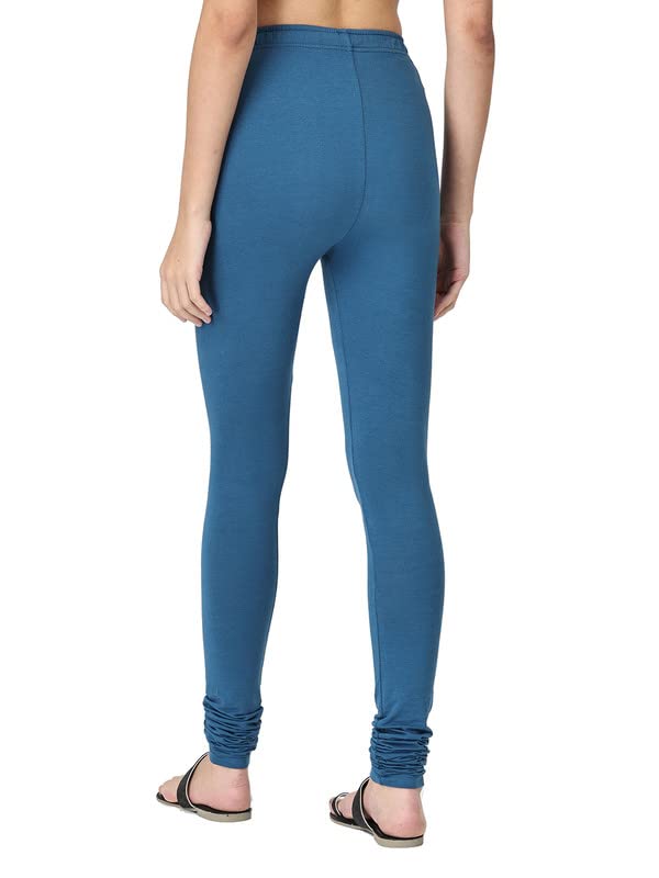 Image of Robinbosky Cotton Churidhar Leggings for Women - Stylish, Stretchable & Flattering Fit for All-Day Comfort