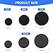 Upgraded Gas Stove Burner Cap Set - 4Piece Metal Cooker Hat Replacement Kit, For SABAF Stoves, Includes 1 Large, 2 Middle, and 1 Small Cap(Flat)