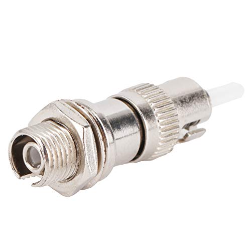 Garosa Connecteur Adaptateur de Fibre Optique St vers FC, Virole en Céramique, Faible Perte 0,2 DB, Compatible avec Le Contrôle Industriel, Température de Fonctionnement de -40 à 176 F