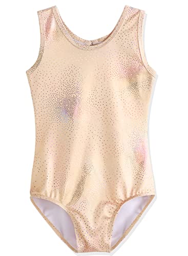 HOZIY Leotards for Girls Ballet Gymnastics Sleeveless Long Sleeve Colorful Sparkles Aqua Blue Pink Purple Solid