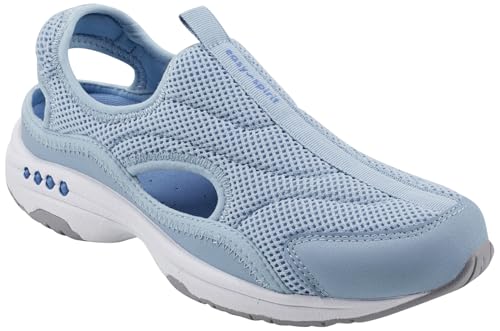 Easy Spirit Women's Trina 2 Sneaker, Light Blue, 8.5