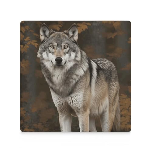 Dessous de verre loup isolant en céramique pour une protection de table absolue - 4
