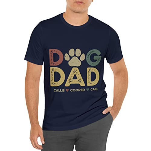 Personalized Papa Bear Shirt, Custom Grandpa Bear Shirt Father's Day Papa Bear And Grandkids T-Shirt, Custom Dad Shirt With Kid Names, Cute Bear Vintage Shirt [Unisex T-Shirt] (Dog Dad) #TOP4