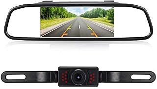 RAAYOO High Definition Color Wide Viewing Angle License Plate Car Rear View Camera