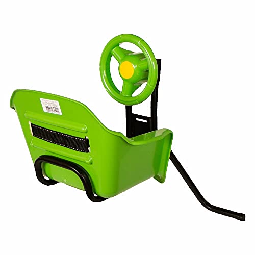 Cadeira De Bicicleta Dianteira Frontal Cadeirinha TOY Com Volante Cor:Verde