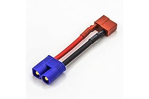 Allytech T-Plug (Deans Style) Female to Male EC3 Style Connector/Adapter for RC Airplanes