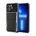Produktbild König Design Handyhülle kompatibel mit Apple iPhone 14 Schutzhülle Case Cover Tasche Etuis Bumper Schwarz