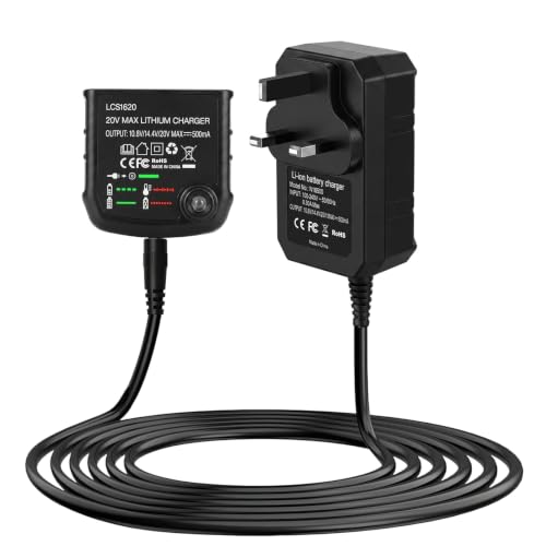Image of sozuoi LCS1620 Lithium-ion Battery Replacement Charger for Black and Decker