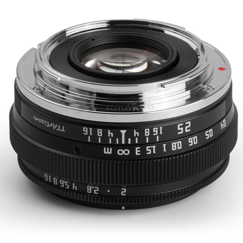 Image of TTArtisan APS-C 25mm F2 Metal Bodied Lens Compatible with Sony E Mount - Black