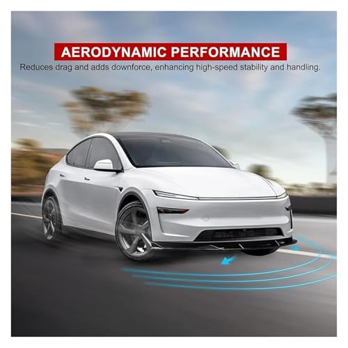 Lèvre de pare-choc avant Tesla Model Y protège le spoiler inférieur de la version Juniper - 6