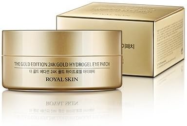 Royal Skin The Gold Edition 24K Hydrogel Eye Patch, Golden skincare for gorgeously fair skin around eye