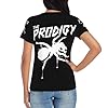 AUIPOTY The Women's Novelty Print T-Shirt Pro&digy Short Sleeve Tee Tops Round Neck Blouse Tshirt for Female Fans Merch Gifts Black #4