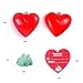 JOYIN 28 PCS Valentine’s Day Mochi Squishy Toys Filled Hearts and Gift Cards for Kids Valentine Classroom Exchange Party Favors, Kawaii Stress Relief Toys for School Game Prizes and Carnivals Gift