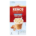 Kenco Iced Latte Salted Caramel Instant Coffee Sachets 5 Boxes of 8 Sachets, Total 40 Servings