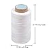 Colorful 284Yards Leather Sewing Waxed Thread-Practical Long Stitching Thread for Leather Craft DIY/Bookbinding/Shoe Repairing