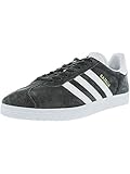 Adidas Originals Men's Gazelle Lace-up Sneaker,Dark Grey Heather/White/Metallic/Gold,13 M US