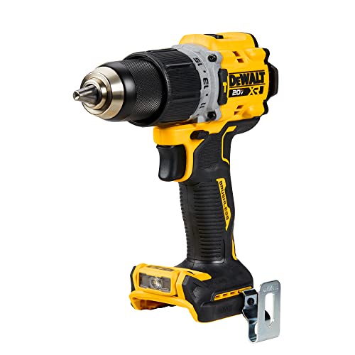 DEWALT 20V MAX Hammer Drill, 1/2″, Cordless and Brushless, Compact With 2-Speed Setting, Bare Tool Only (DCD805B)