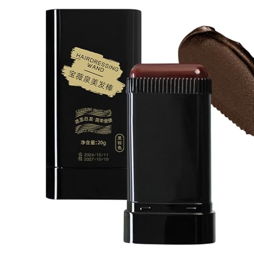 Haartönung Haarfarbenentferner, Black Hair Dye, 1 Stück Haar Mascara Männer & Frauen, Haarkreide Kamm, Ansatzfarbe Für Graue Haare Abdecken, Haarmascara Dunkelbraun, Hair Concealer For Women Men