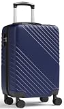 21 Inch Carry On Luggage, ABS Hardside Suitcase with Spinner Wheels, Airline-Approved Cabin Luggage with TSA Security Lock, Expandable Travel Suitcase for Flights, Business Trips & Weekend Vacations