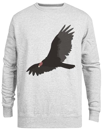 Cathartes Aura Pull Ras du Cou pour un Style Casual Chic en Balade Nature